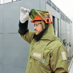 Salisbury Arc Flash 40 Cal Lift Front Hood Premium Light Weight LFH40PLT