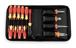Juego de Herramienta aislada WIHA 32192 Insulated Tool Set, 14 pc.